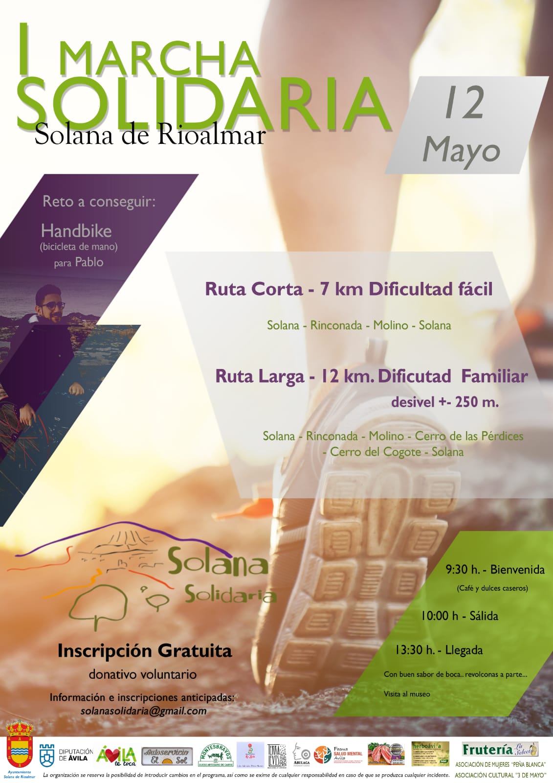 I Marcha Solidaria en Solana de Rioalmar Agenda de eventos