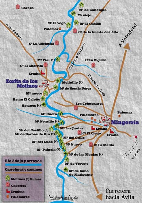 MAPA DE LOS MOLINOS